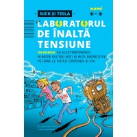 Nick si Tesla in laboratorul de inalta tensiune